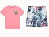 Jordan Craig - Kids Paradise Palms T-Shirt & Shorts Set - Palm Beach