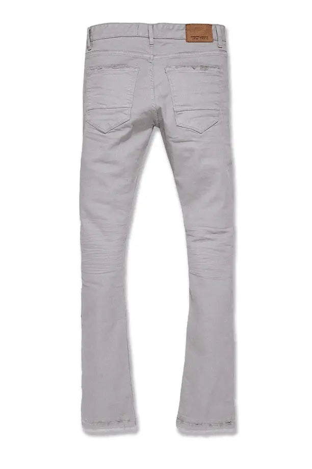 Jordan Craig Martin Stacked - Flare Denim - Grey JTF955R - BLVD