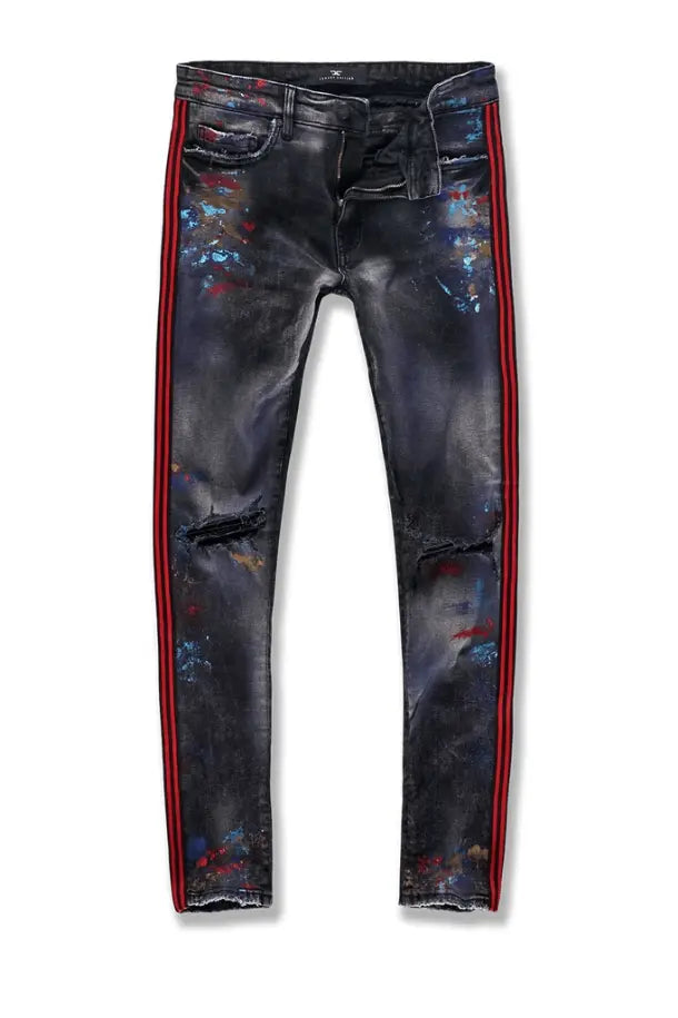 Jordan Craig Men's Sean - Talladega Striped Denim (Raptor) - BLVD