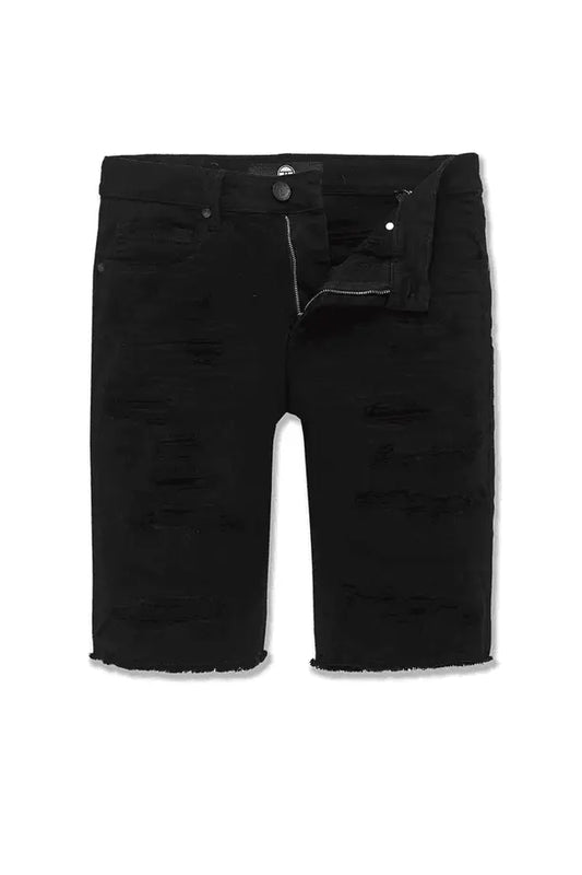 Jordan Craig Tulsa Twill Shorts (Jet Black) - BLVD