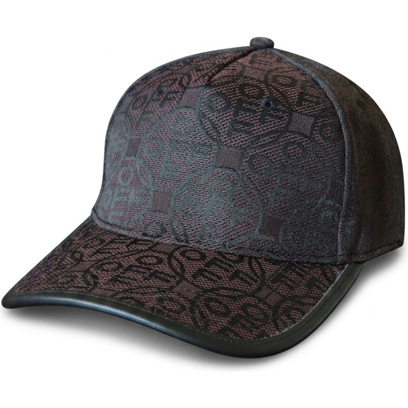 L/AB c/o Off-White™ - Curved Brim Off Jacquard Canvas Adjustable Cap