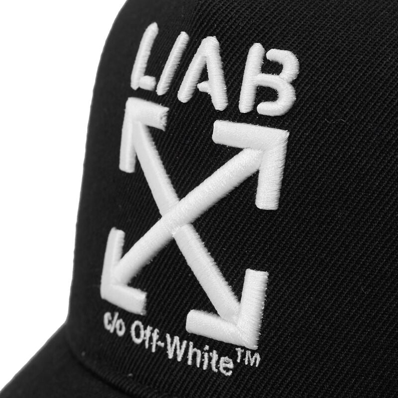 L/AB c/o Off-White™ -  Clamp Arrows Curved Strapback Cap Hat