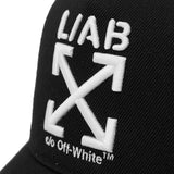 L/AB c/o Off-White™ -  Clamp Arrows Curved Strapback Cap Hat