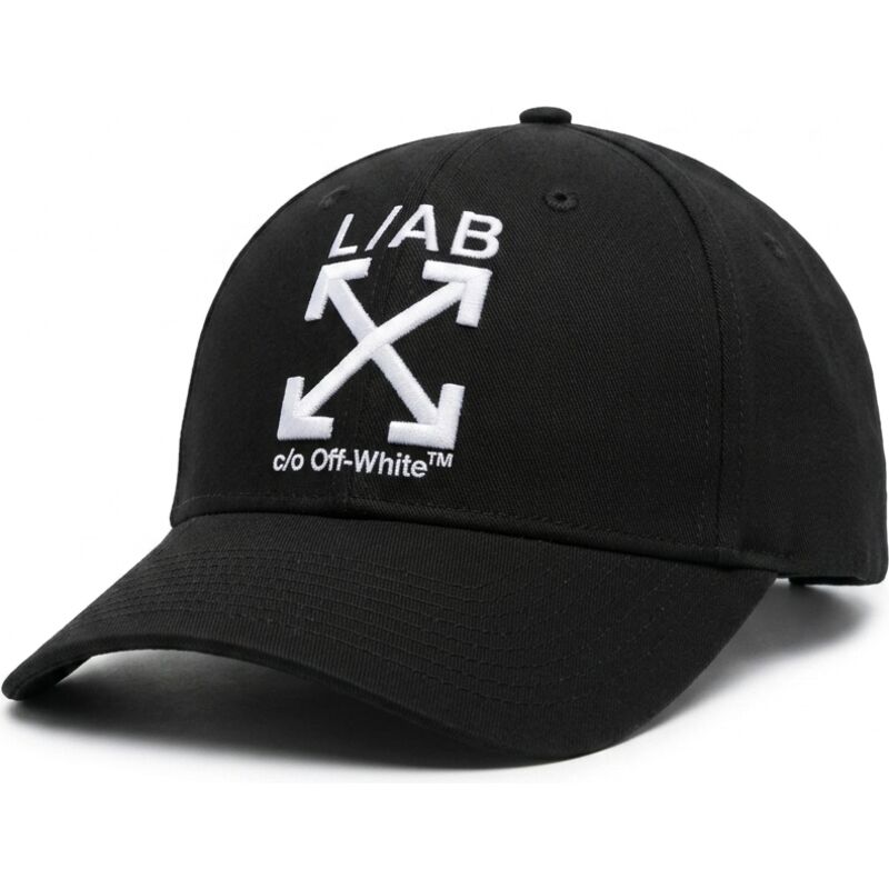 L/AB c/o Off-White™ -  Clamp Arrows Curved Strapback Cap Hat