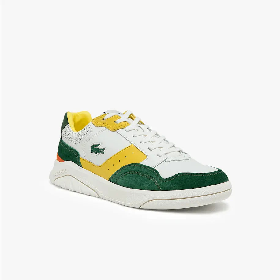 Lacoste Men's Game Advance Luxe Leather and Synthetic Sneakers - BLVD