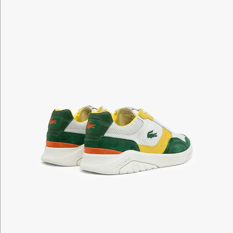 Lacoste Men's Game Advance Luxe Leather and Synthetic Sneakers - BLVD