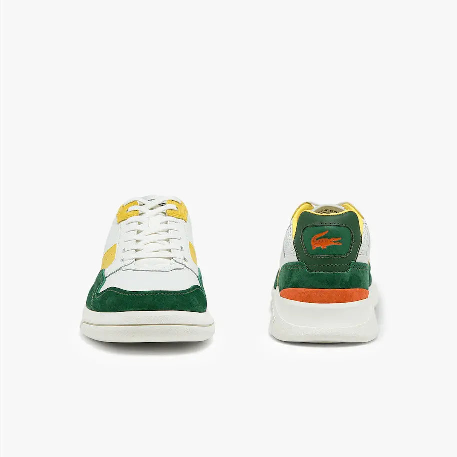 Lacoste Men's Game Advance Luxe Leather and Synthetic Sneakers - BLVD
