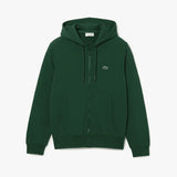 Lacoste Men’s Kangaroo Pocket Color-Block Sweatshirt Hoodie & Tapered Fit Fleece Trackpants Set Green 132 - BLVD