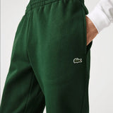 Lacoste Men’s Kangaroo Pocket Color-Block Sweatshirt Hoodie & Tapered Fit Fleece Trackpants Set Green 132 - BLVD