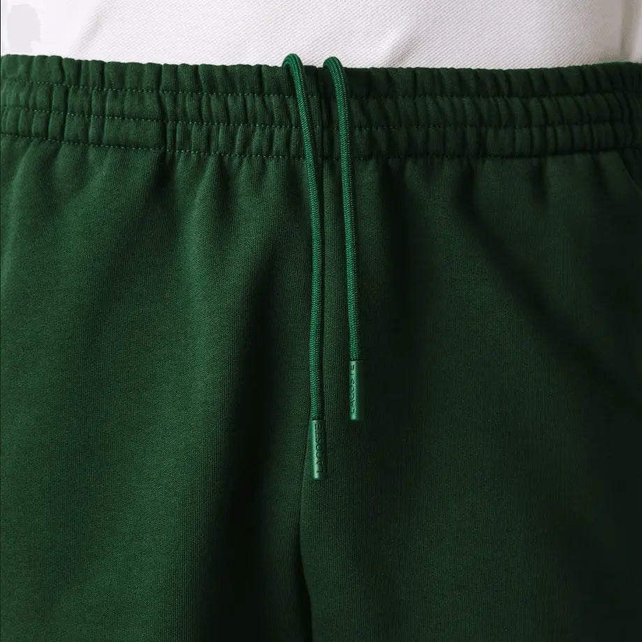 Lacoste Men’s Kangaroo Pocket Color-Block Sweatshirt Hoodie & Tapered Fit Fleece Trackpants Set Green 132 - BLVD