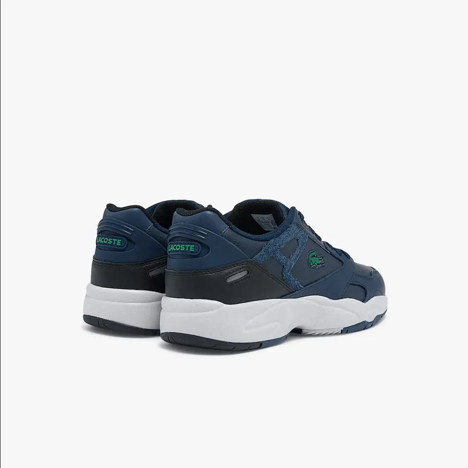 Lacoste Men's Storm 96 Lo Synthetic and Leather Sneakers Navy • NB0 - BLVD