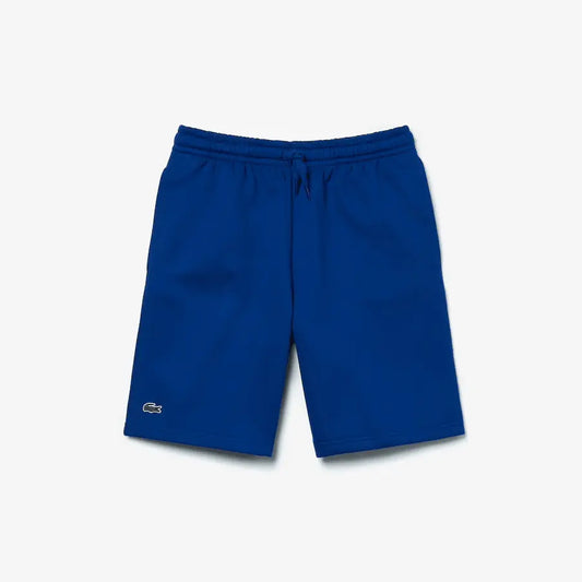 Men's Lacoste SPORT Tennis Fleece Shorts Royal Blue Bdm - BLVD