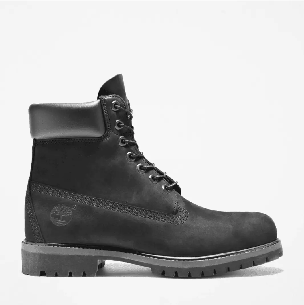 Men's Timberland® Premium 6-Inch Waterproof Boots Black Nubuck - BLVD