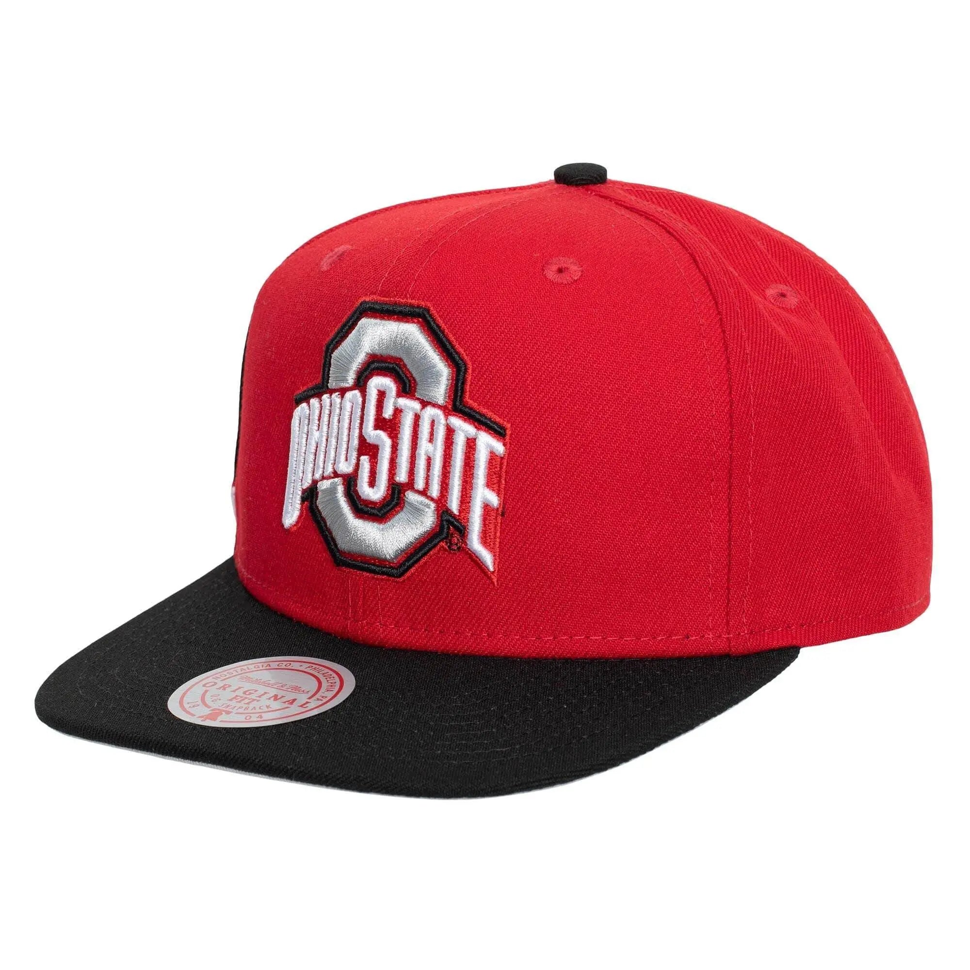 Mitchell & Ness Jumbotron Snapback Ohio State Snapback Hat - BLVD