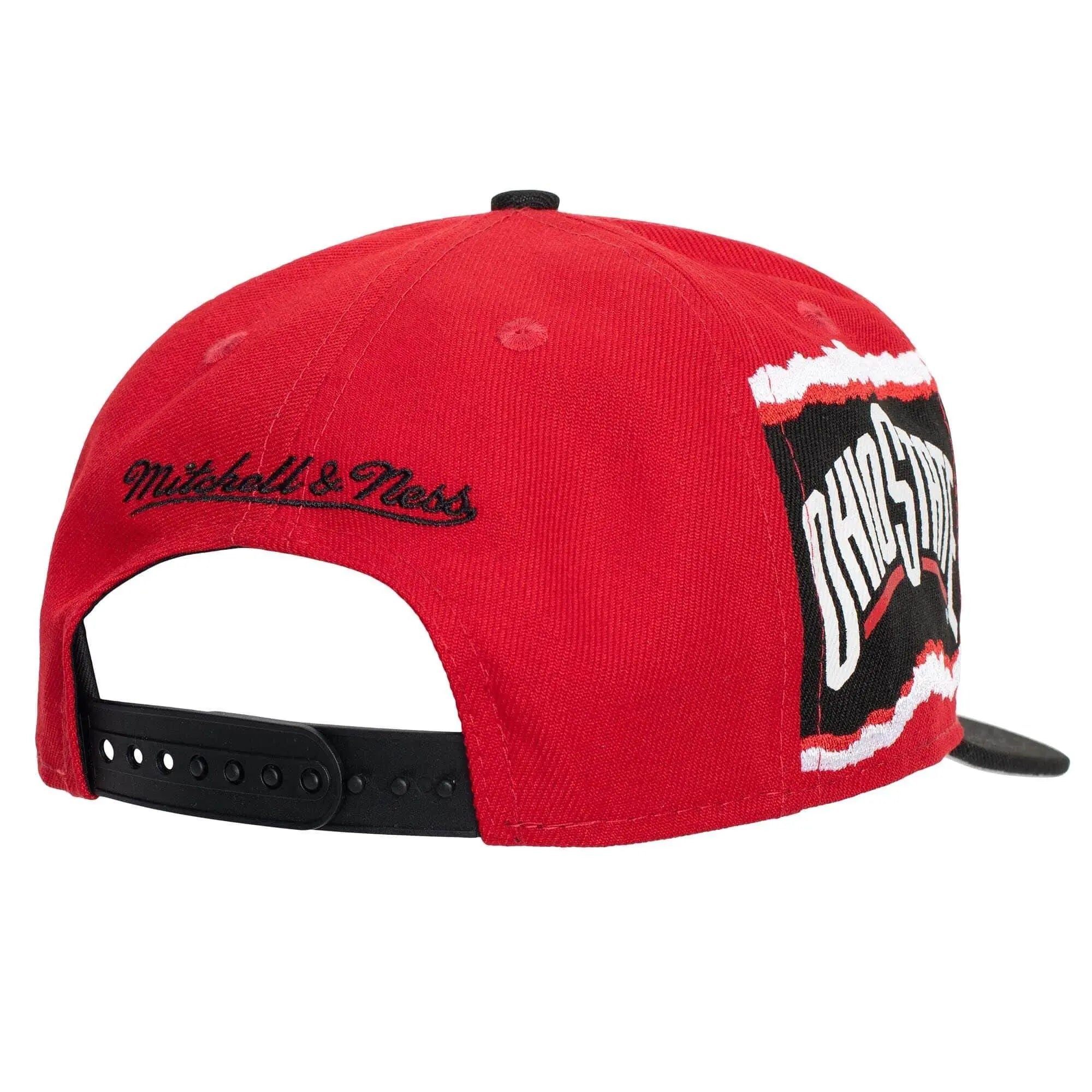 Mitchell & Ness Jumbotron Snapback Ohio State Snapback Hat - BLVD