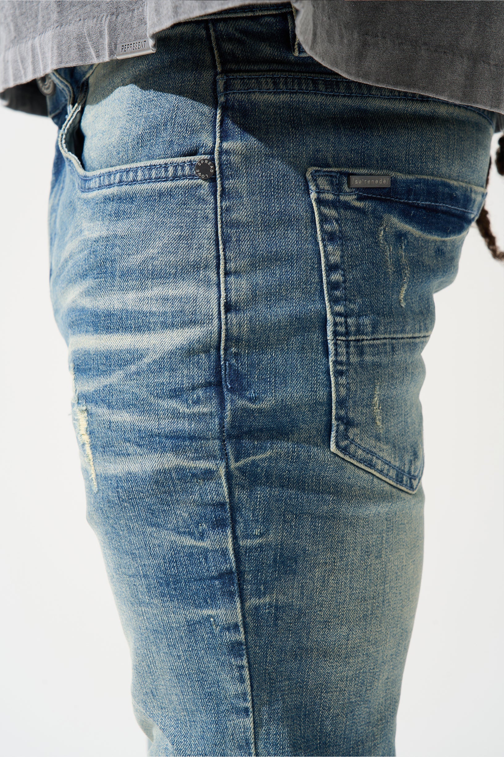 Serenede NEPTUNE Jeans - Mid Blue Serenede