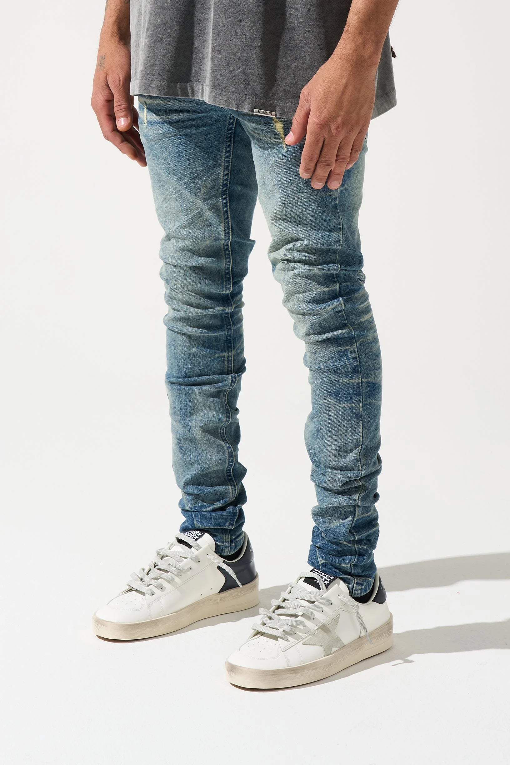 Serenede NEPTUNE Jeans - Mid Blue Serenede