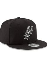 New Era San Antonio Spurs Black 9FIFTY Mens Snapback Hat - BLVD
