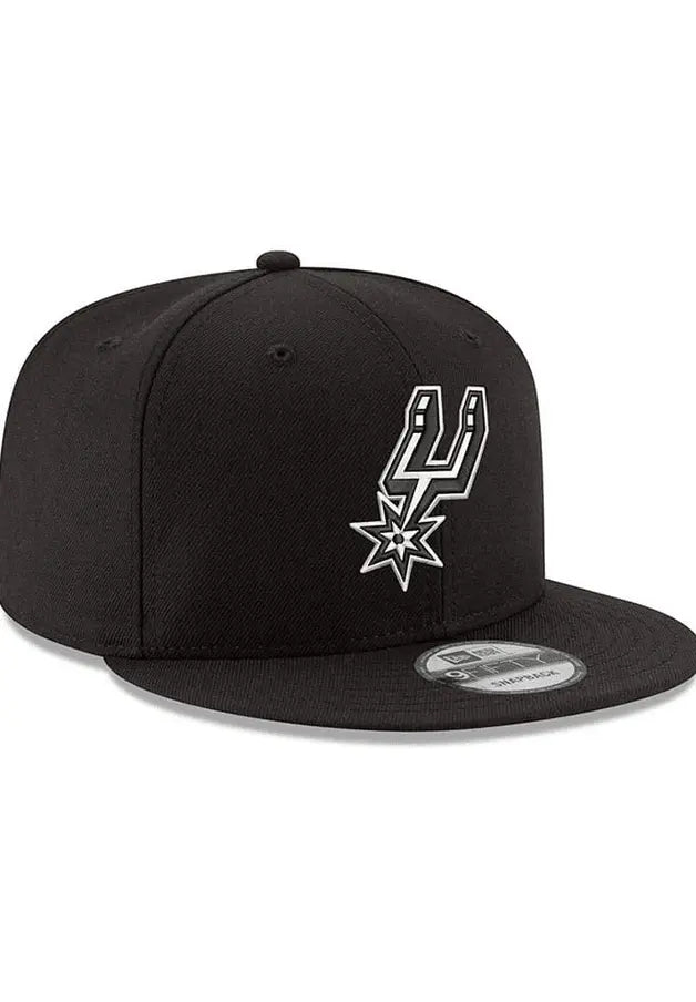 New Era San Antonio Spurs Black 9FIFTY Mens Snapback Hat - BLVD