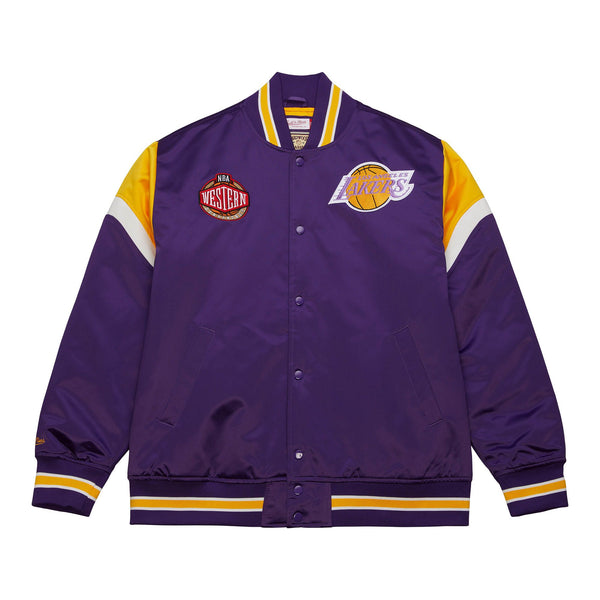 Mitchell & Ness Heavyweight Satin Jacket Los Angeles Lakers