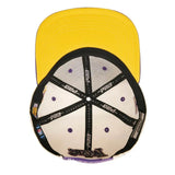 Pro Standard - Los Angeles Lakers Retro Classic Primary Logo Wool Snapback Hat -Eggshell Purple - BLVD