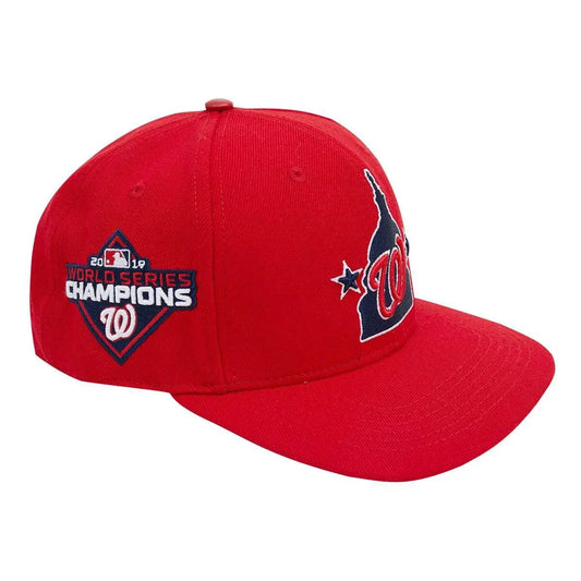 Pro Standard - Washington Nationals Capital Logo Snapback Hat - Red Navy - BLVD