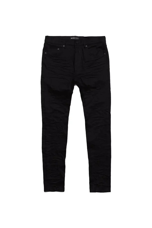 Purple Brand Jeans P001 Low Rise Skinny Black Raw - BLVD