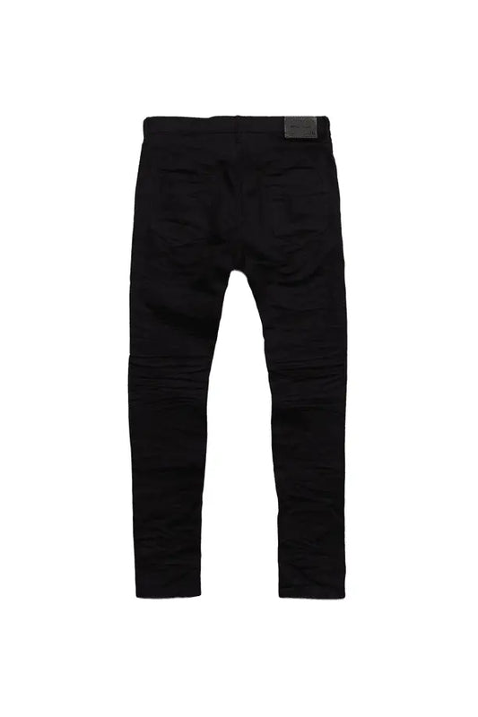 Purple Brand Jeans P001 Low Rise Skinny Black Raw - BLVD