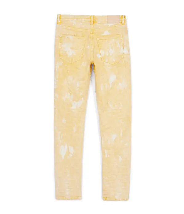 Purple Brand Jeans P001 Low Rise Skinny Bright Yellow Hard Wax P001-byhw222 - BLVD