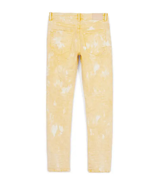 Purple Brand Jeans P001 Low Rise Skinny Bright Yellow Hard Wax P001-byhw222 - BLVD