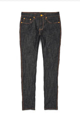 Purple Brand Jeans P001 Low Rise Skinny Jean - Raw Black Neon Pop P001-RBOJ123 - BLVD