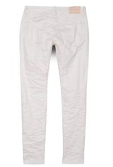 Purple Brand Jeans P001 Low Rise Skinny Jean - White Film Monogram Jacquard - P001-WFMJ223 - BLVD