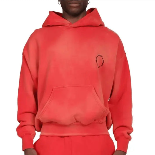 Purple Brand Men P401 Heavy Dry Fleece Po Hoody Fiery Red P401-hrnh123 - BLVD