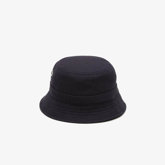 Men's Lacoste Unisex Organic Cotton Bucket Hat - Navy Blue 166 - BLVD