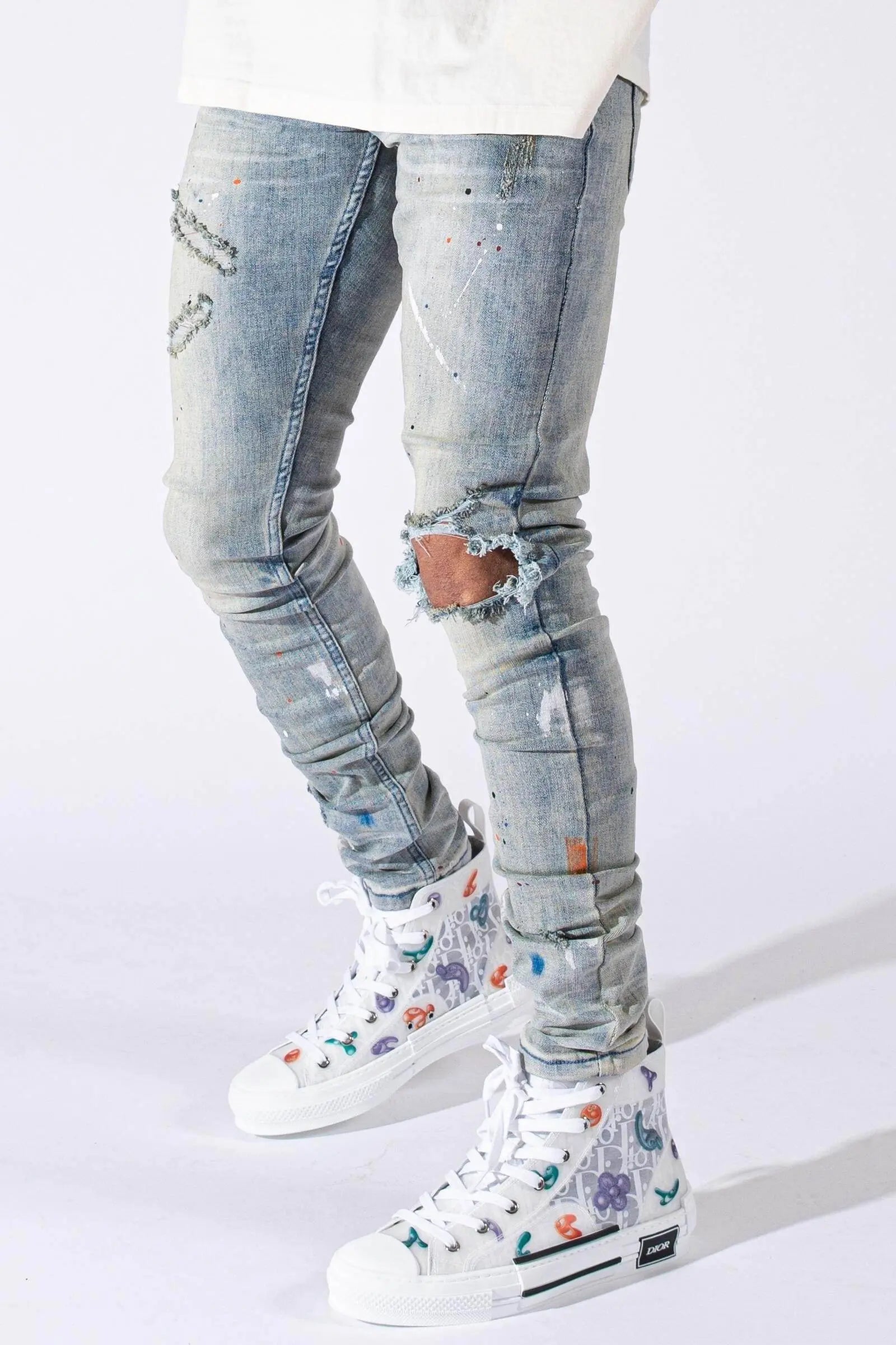 Serenede Jean Michel Jeans Earth Tone - BLVD