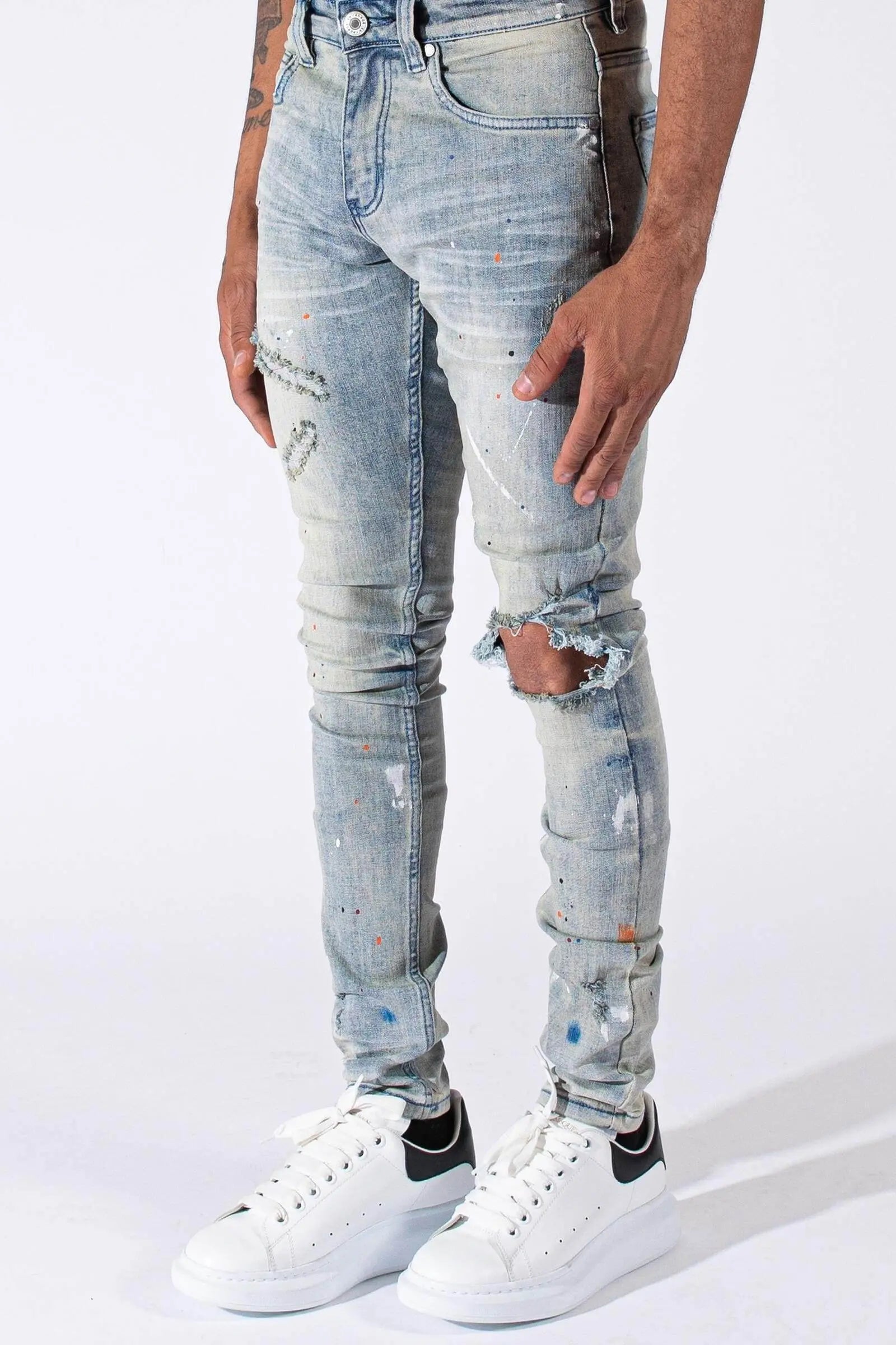 Serenede Jean Michel Jeans Earth Tone - BLVD