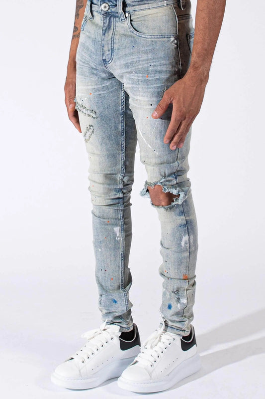 Serenede Jean Michel Jeans Earth Tone - BLVD