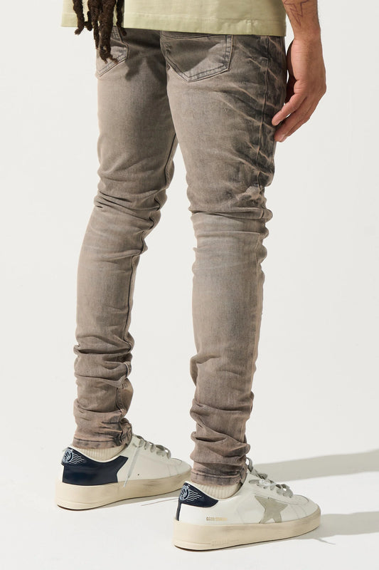 Serenede SANGROSE Jeans - Vintage Grey With Rose Pink Wash