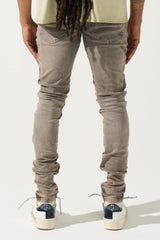 Serenede SANGROSE Jeans - Vintage Grey With Rose Pink Wash Serenede