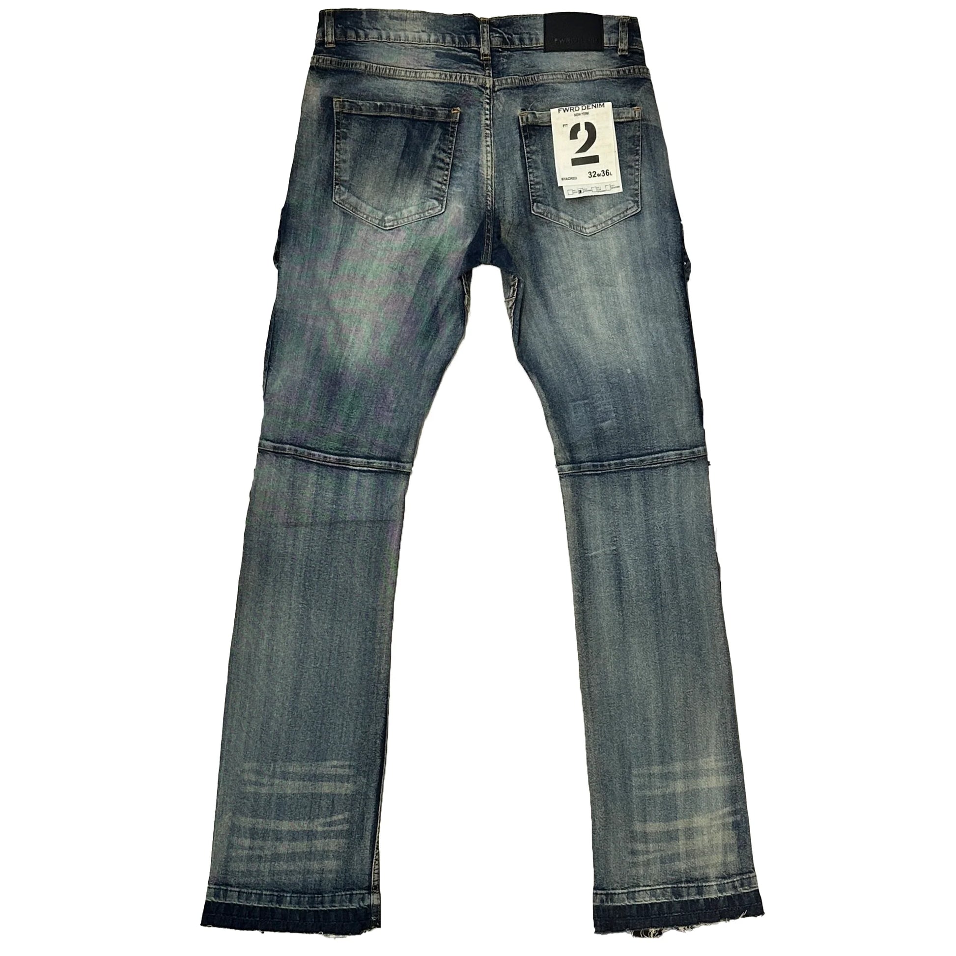 Fwrd Denim - Men Decked Out Stacked Jeans - Lt Tint FWRD