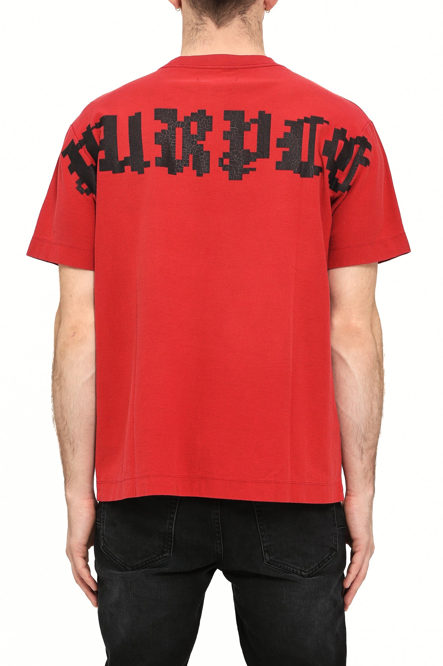 Purple Brand - Textured Tee - Red Black - P104-TRPO425 Purple Brand