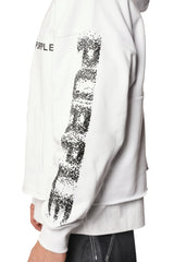 Purple Brand - Heavyweight Cropped Hoodie - White - M4104-HWSQ226