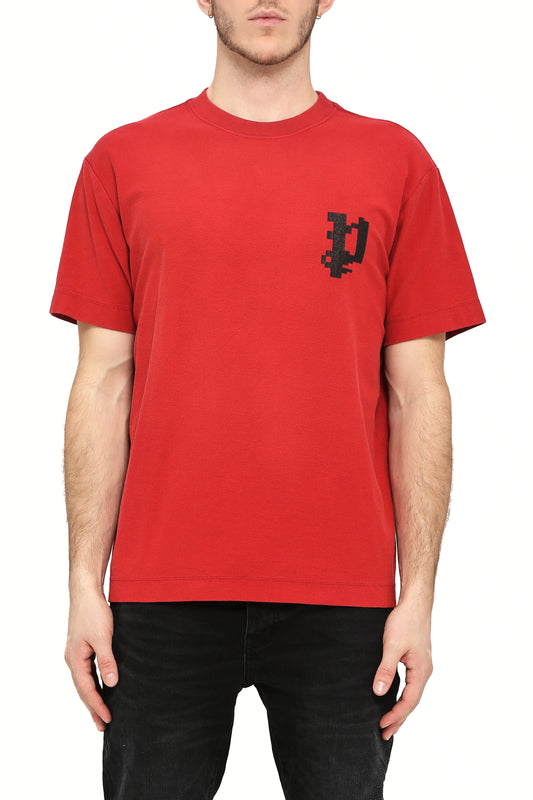 Purple Brand - Textured Tee - Red Black - P104-TRPO425