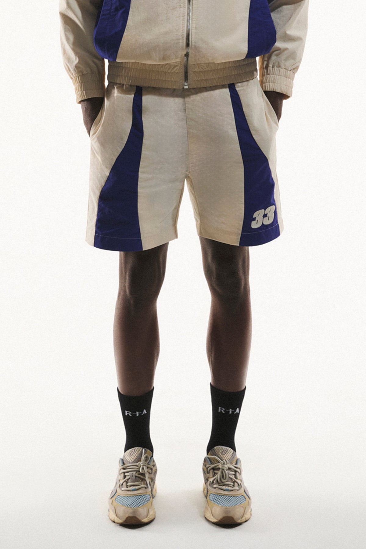 Rta - Danilo Track Jacket & Louis Short Set - Bone Blue Fusion RTA