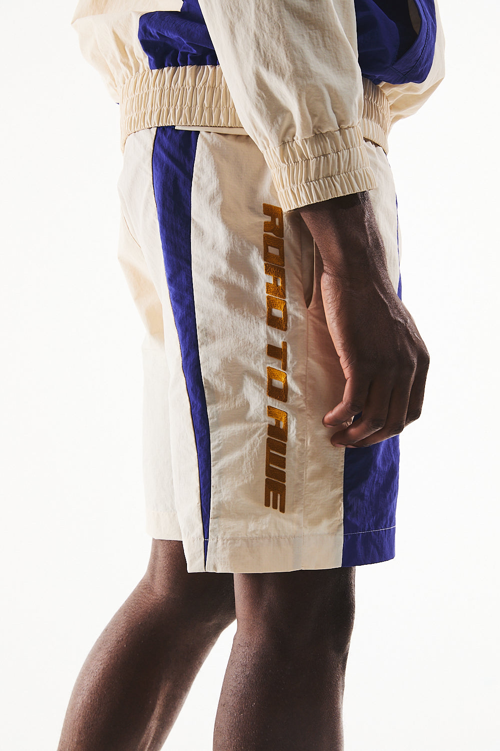 Rta - Danilo Track Jacket & Louis Short Set - Bone Blue Fusion RTA