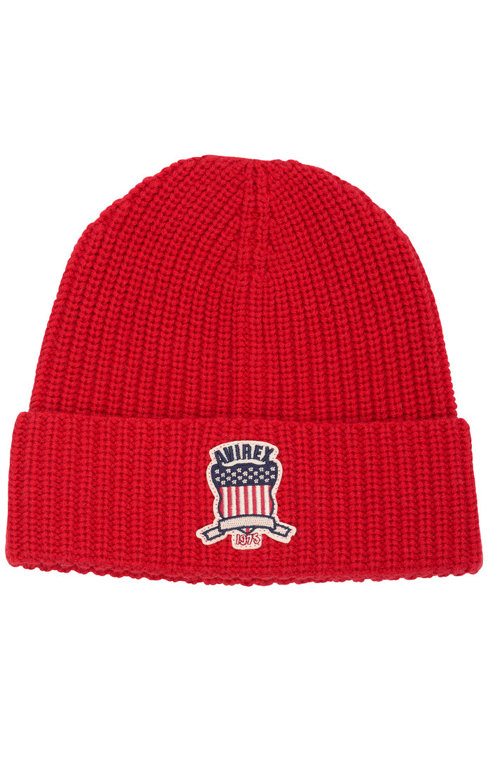Avirex Icon Beanie - Red
