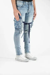 Valabasas Tactical Cargo Jeans "V39" Lt.wash - BLVD