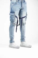 Valabasas Tactical Cargo Jeans "V39" Lt.wash - BLVD