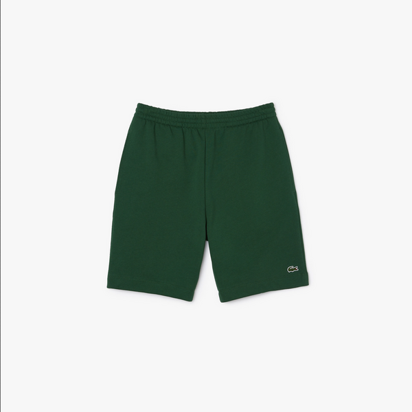 Lacoste Men's Organic Brushed Cotton Fleece Shorts - Green 132