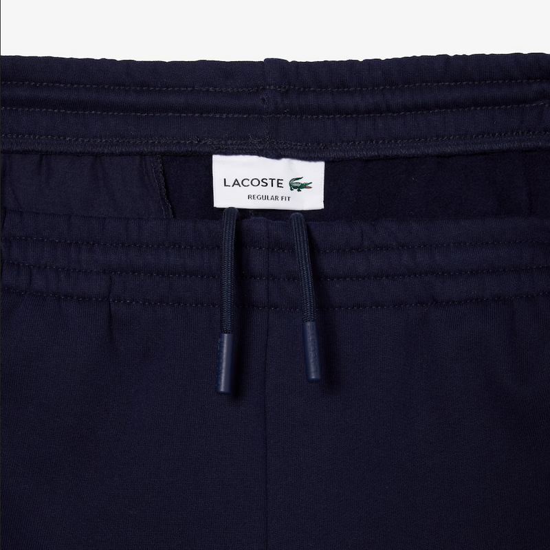 Lacoste Men's Organic Brushed Cotton Fleece Shorts - Navy Blue 166